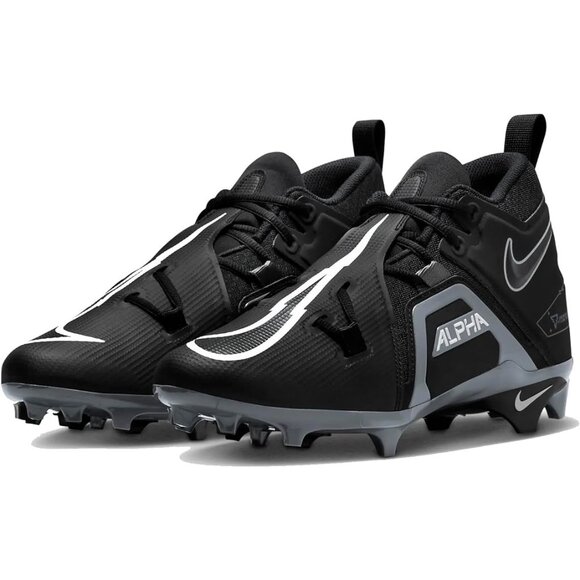 Nike Men's Alpha Menace 3 Pro Football Cleats CV0584-010 Black Size 11.5 - Picture 1 of 8